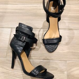 Joe’s Black Leather Heels